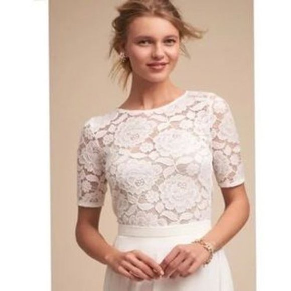 BHLDN Tops - BHLDN Jive Lace Top